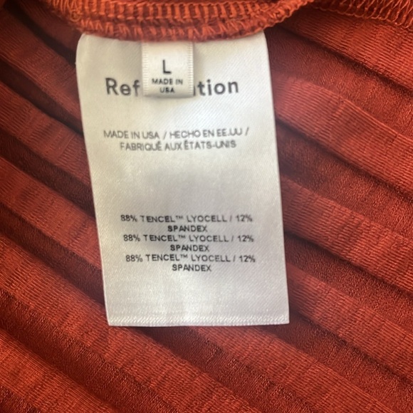 Reformation Libra long-sleeve knit minidress size L - Picture 6 of 8